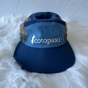 Cotopaxi Men's Cap in Blue and Tan